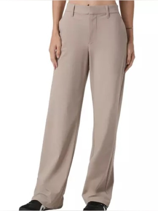 Vuori Pants - Vuori Miles Trousers Straight Leg Willow Gray Tan VW4357